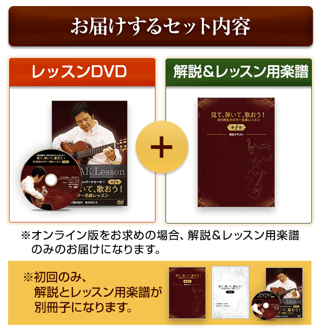 お届けするセット内容